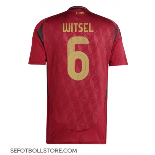 Belgien Axel Witsel #6 Replika Hemmatröja EM 2024 Kortärmad